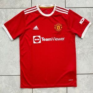 Manchester United Adidas 2021/22 Home Jersey Shirt Red Mens Size L